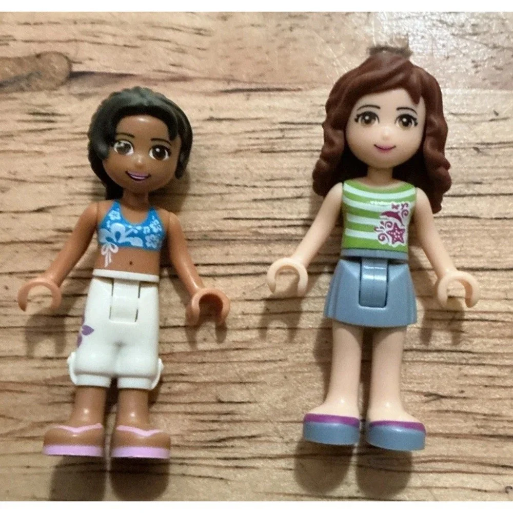 LEGO Friends Minifigure Minidoll  Joanna and Olivia  #41034 Summer Caravan